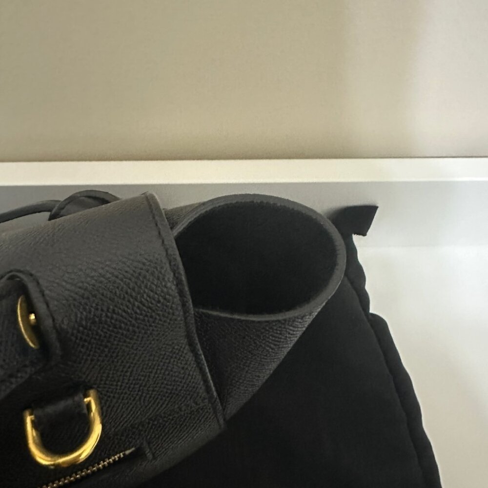 CELINE Grained Calfskin Belt Bag Micro Black - Picture 5 of 15
